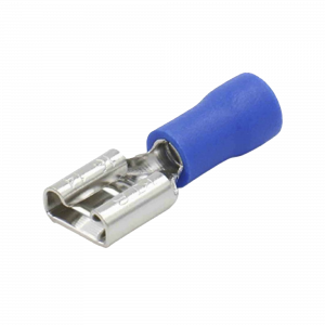 Terminal tipo hembra aislada 0.250 / 16 - 14 AWG (25 Piezas)