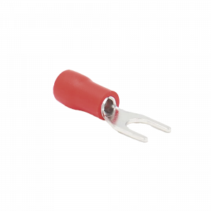 Terminal tipo horquilla ( espada ) aislada / 22 - 16 AWG / (25 piezas)